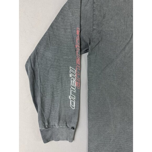 Vintage Y2K Oneill America Skate Surf Thrashed Black Long Sleeve Shirt Punk Tee - Picture 10 of 13